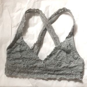Aerie Bralette (Light Grey, S)